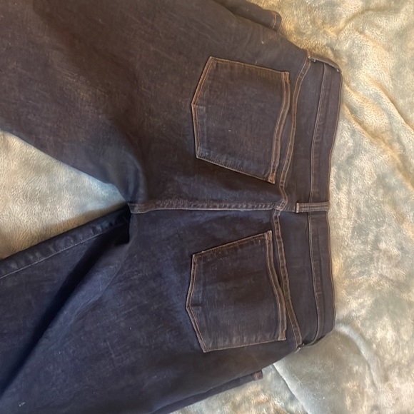 J.CREW 8" TOOTHPICK jeans SKINNY vista blue perfecting pockets 31 EUC - Picture 3 of 4